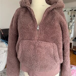 Cozy Brown Sherpa Hoodie